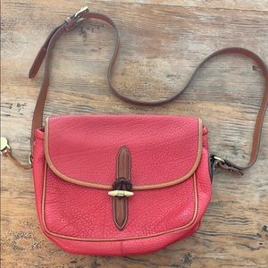Vintage Red Leather Dooney & Bourke Purse
